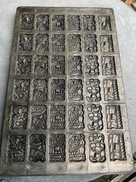 Antieke Kwatta chocolade mal