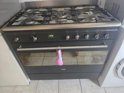 Smeg SNL90MFX7 5 pits gasfornuis met oven