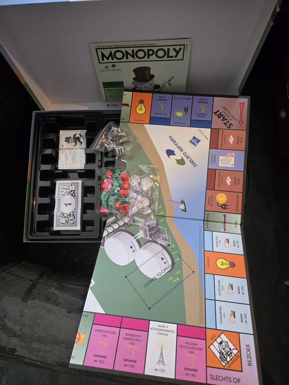 Nieuw Monopoly Bordspel - Speciale Editie 50 jaar Zeeland Refinery!
