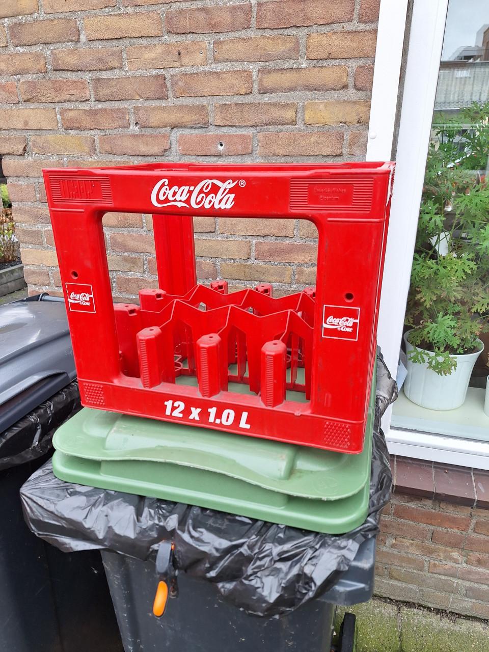 Coca Cola krat voor 12 flessen van 1 liter