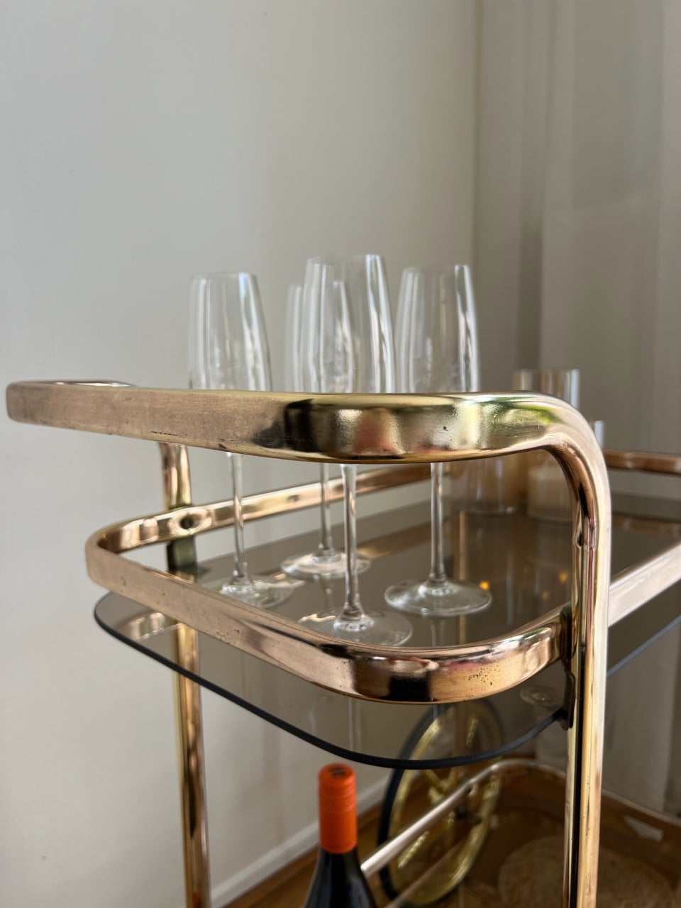 Prachtige vintage serveertrolley