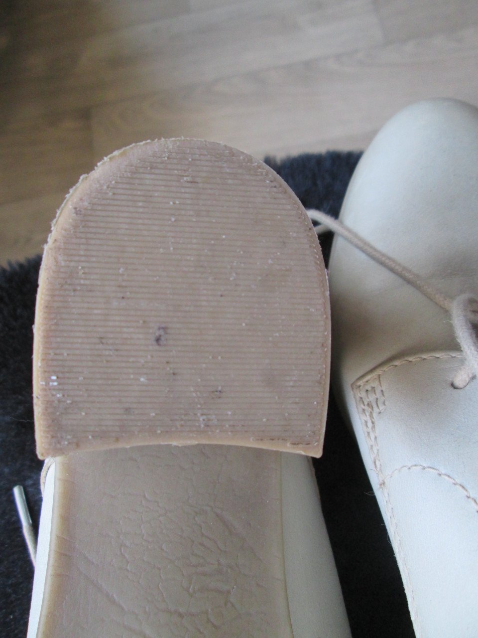 Veterschoenen met hoge blokhakken