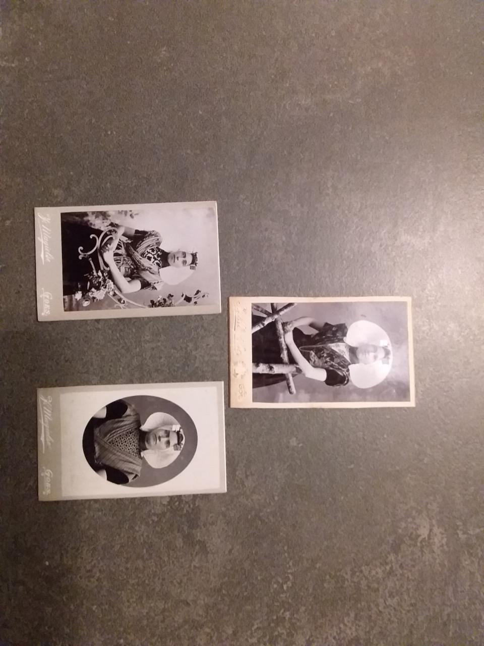Te koop gevraagd Carte de visite klederdracht