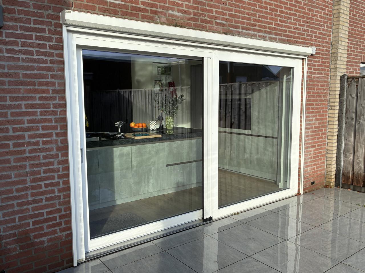 Kunststof hefschuifpui + toebehoren