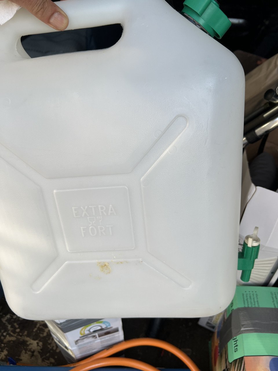 EDA Watertank/jerrycan 20 liter camping waterjerrycans transparant kraantje