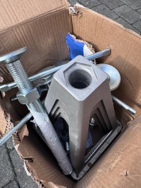 Aluminium steunset camper