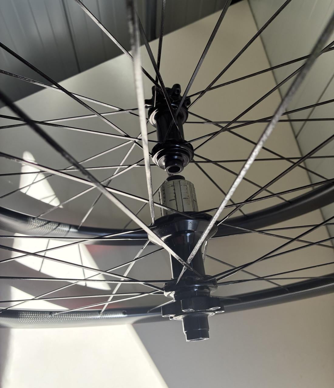 Set carbon wielen (disc)