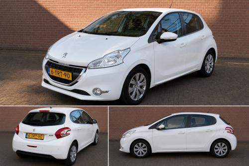 Peugeot 208 WIT zuinige 1.0vti 2014 Airco Cruise Touchscreen