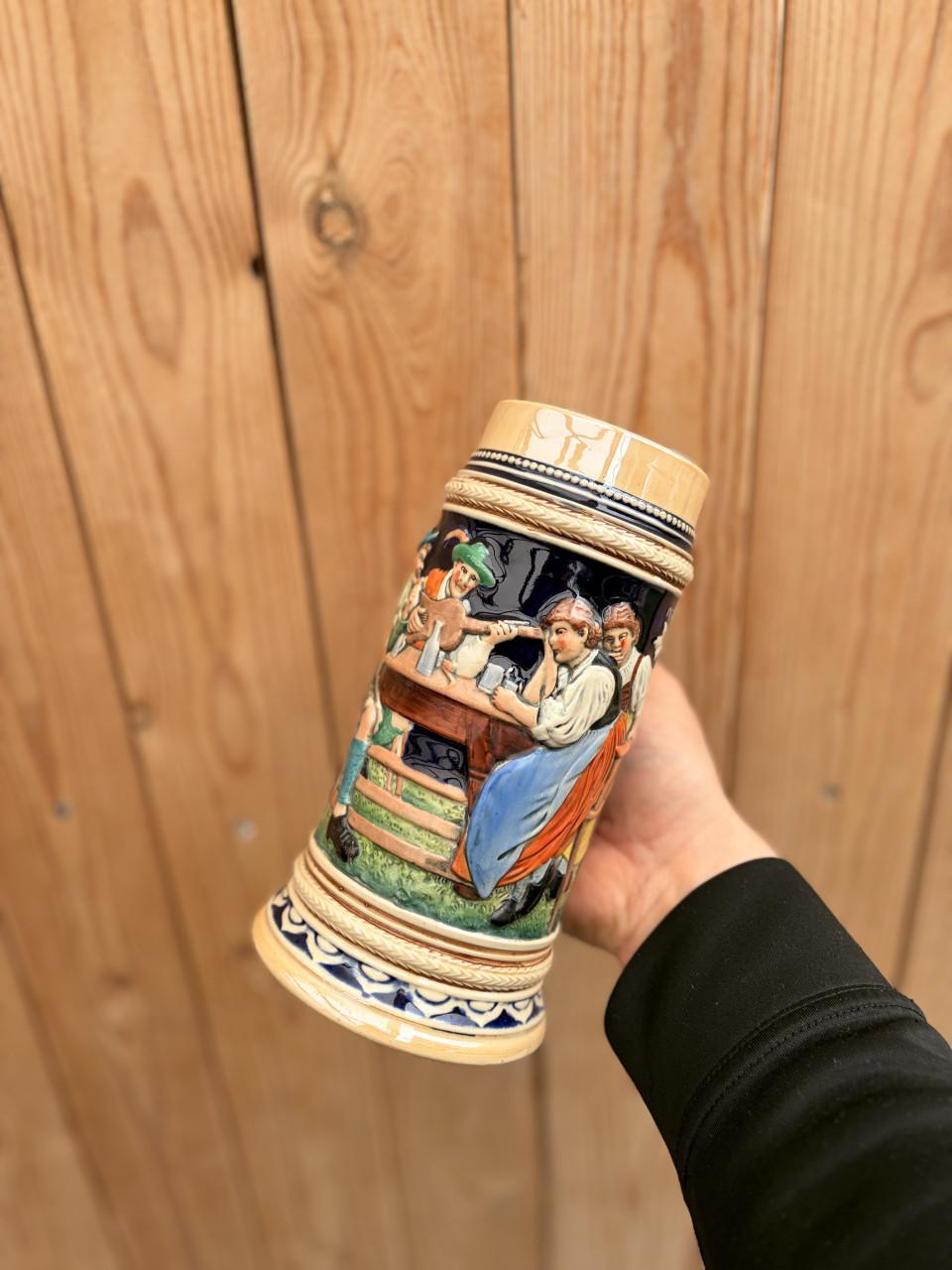 Vintage Duitse bierpul / bierkruik