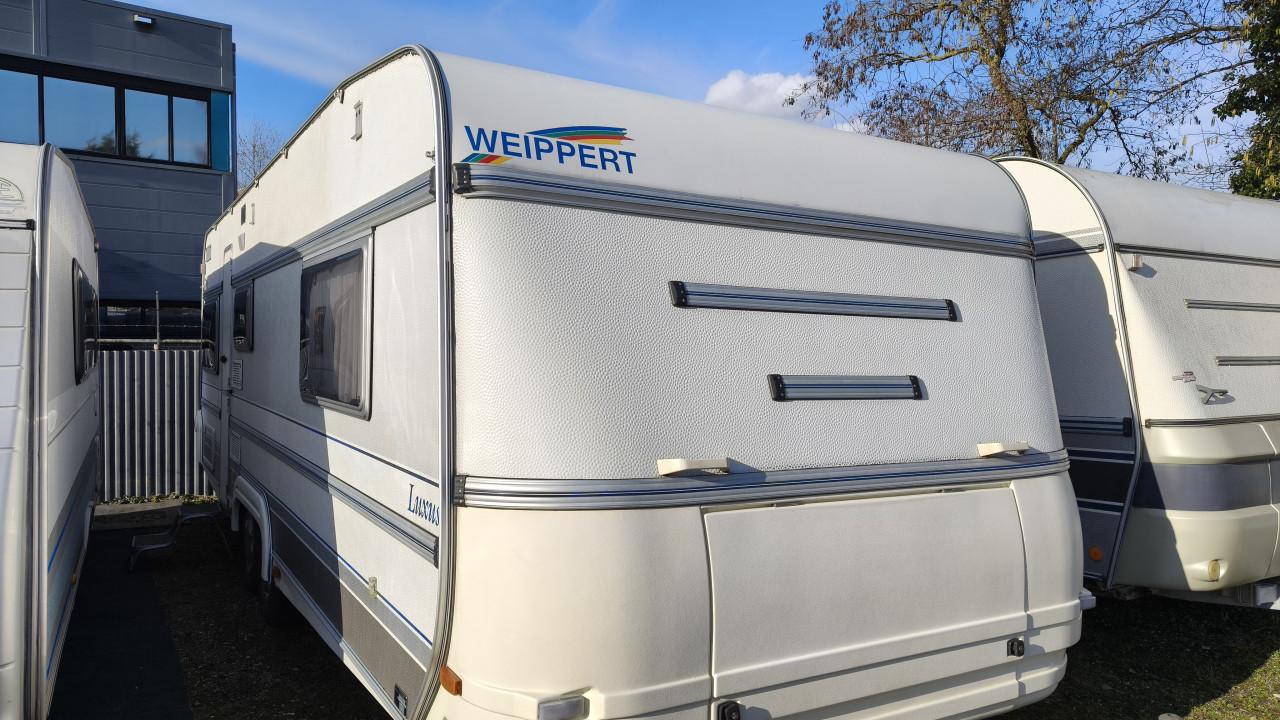 Weippert 655  2000 bj-  Ideale caravan voor seizoenplaats