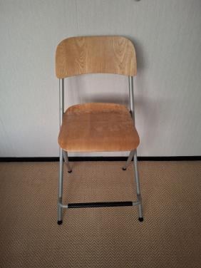 Ikea blank eiken kinder/tafelstoel