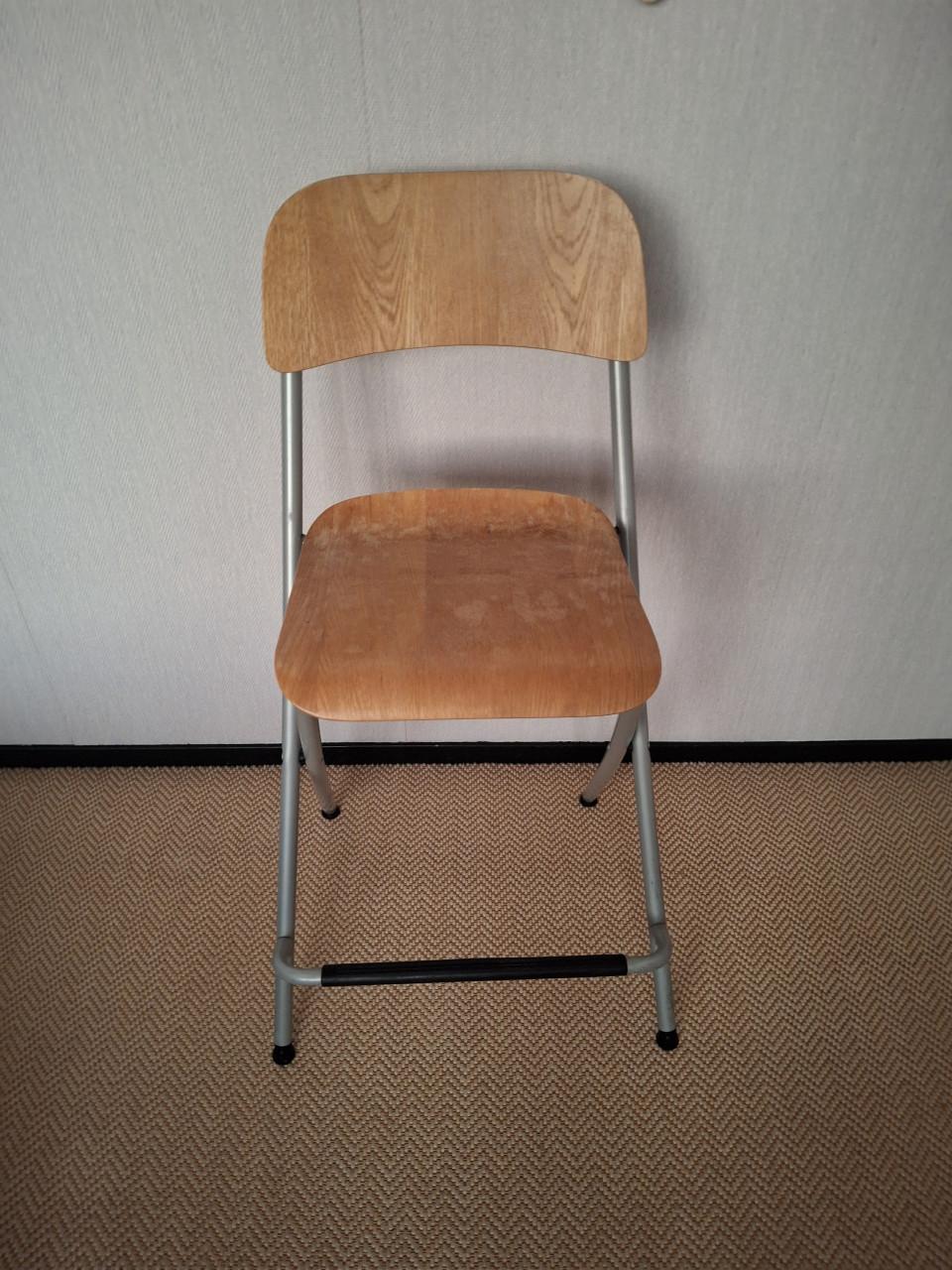 Ikea blank eiken kinder/tafelstoel