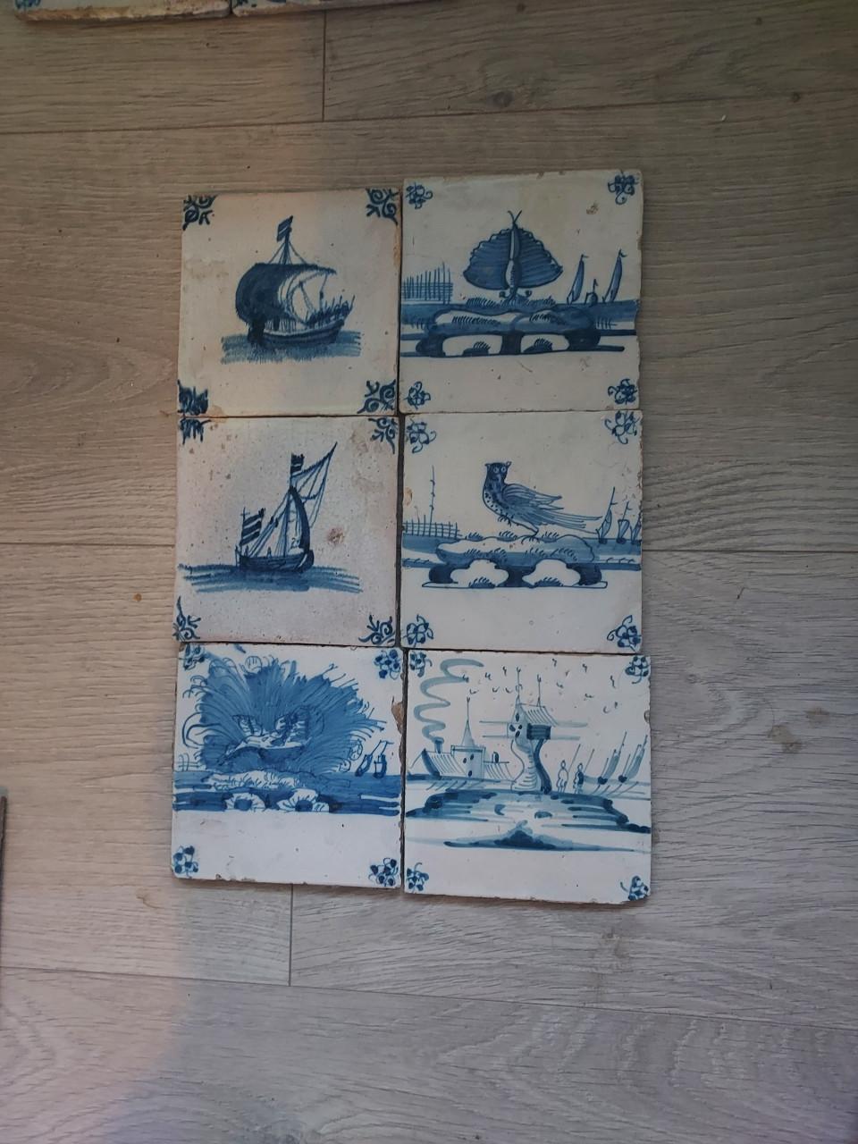 Antieke tegels