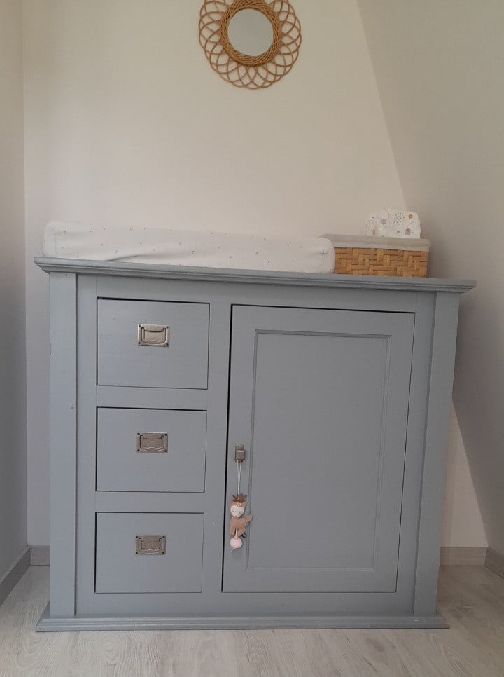 Complete babykamer, massief hout