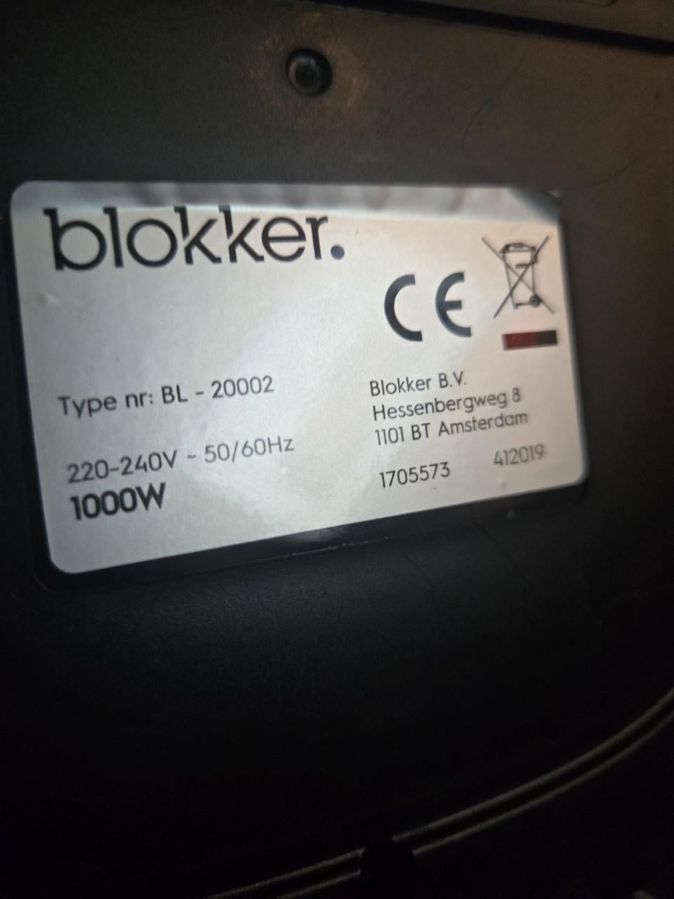Blokker Type BL 20002 filterkoffie apparaat voor max. 10 kopjes