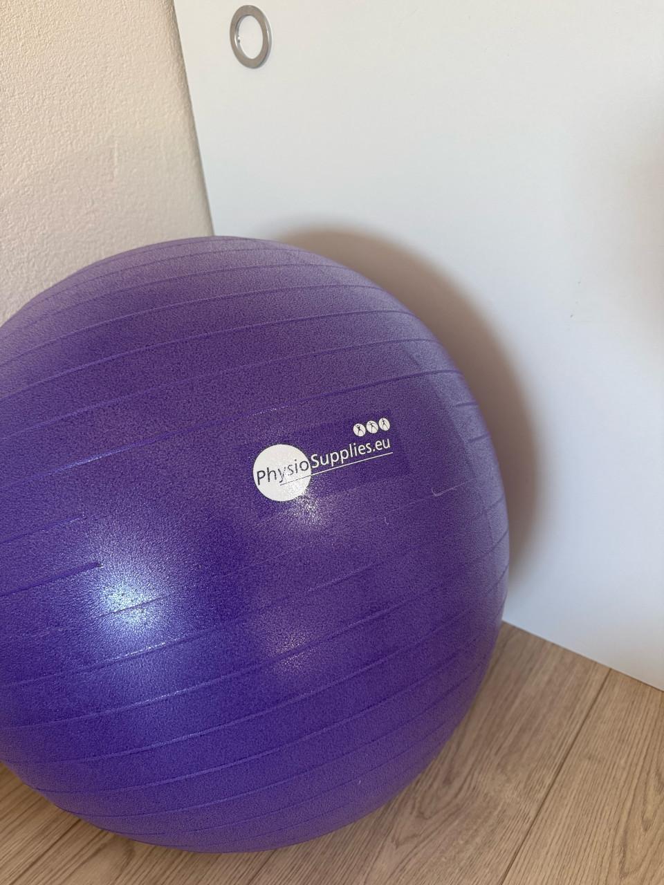Fitnessbal paars 55cm nieuw