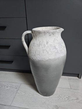 Prachtige vintage vaas pot decoratie bloem