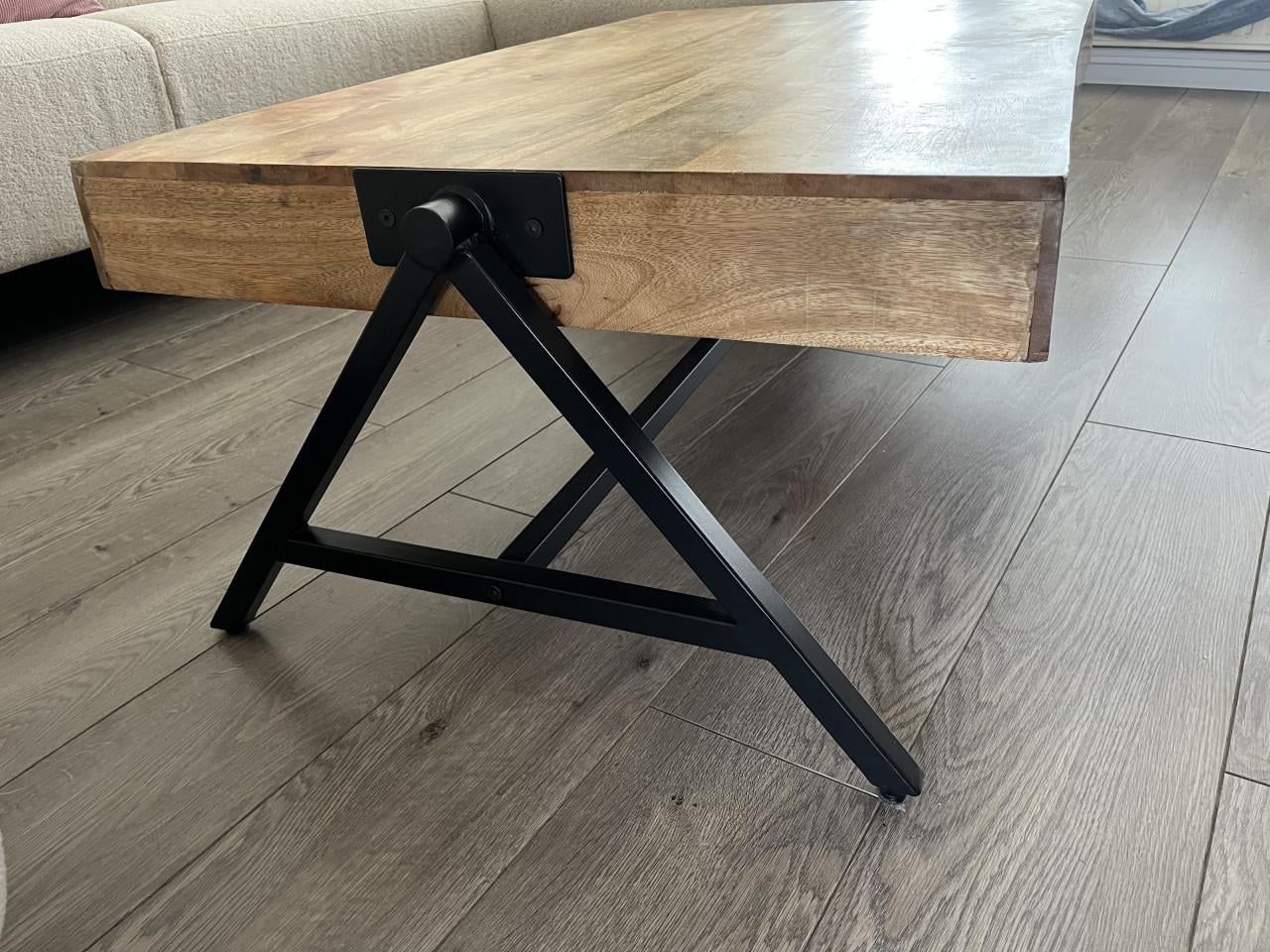 Mooie salontafel van mangohout