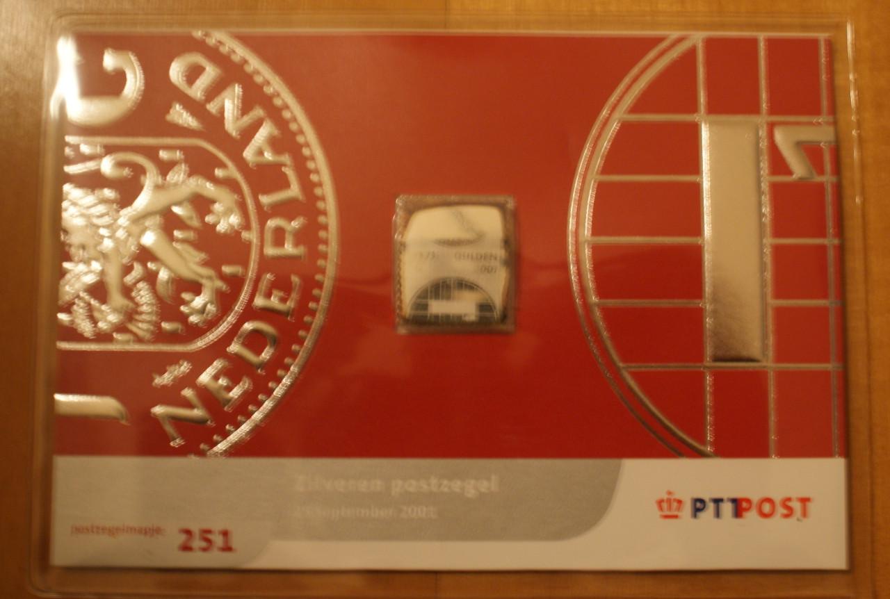 Zilveren postzegel