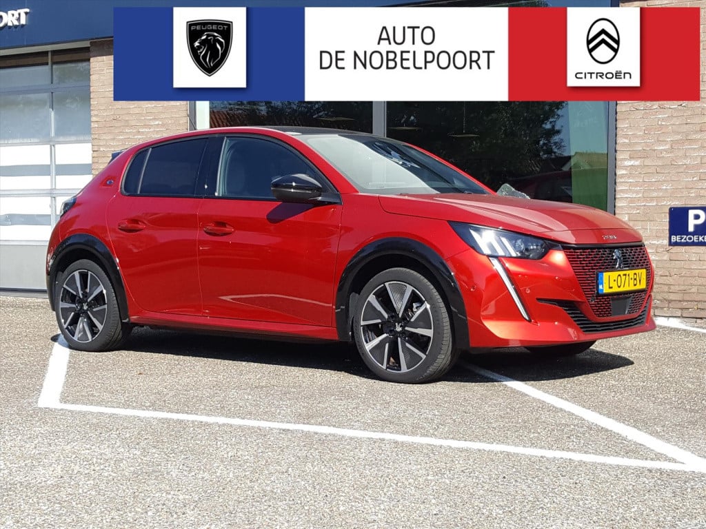 Peugeot 208 gt pack ev 50kwh 136pk/12%bytelling+btw | 3-fase navigatie | cr
