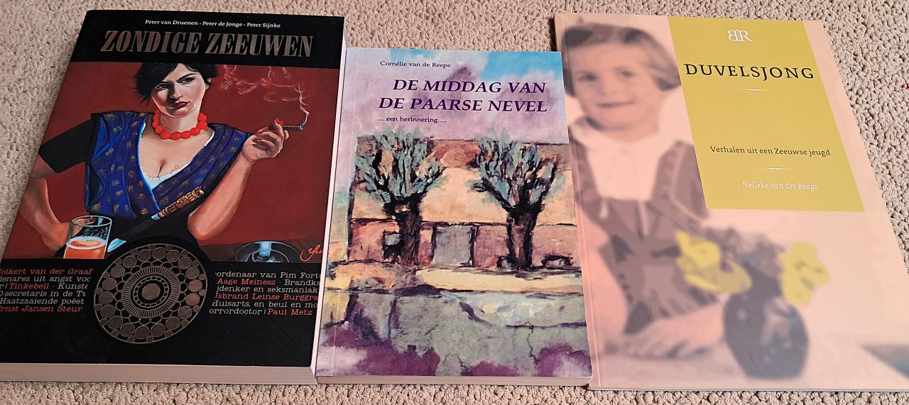 Boeken zeeland Zeeuwse avonturen en herinneringen - 3 leesboeken