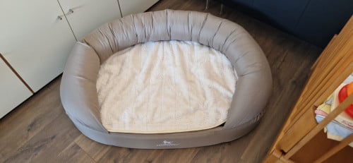 Knuffelwuff hondenmand beige