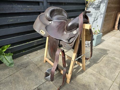 Billy Cook westernzadel (origineel maker Sulphur OK)