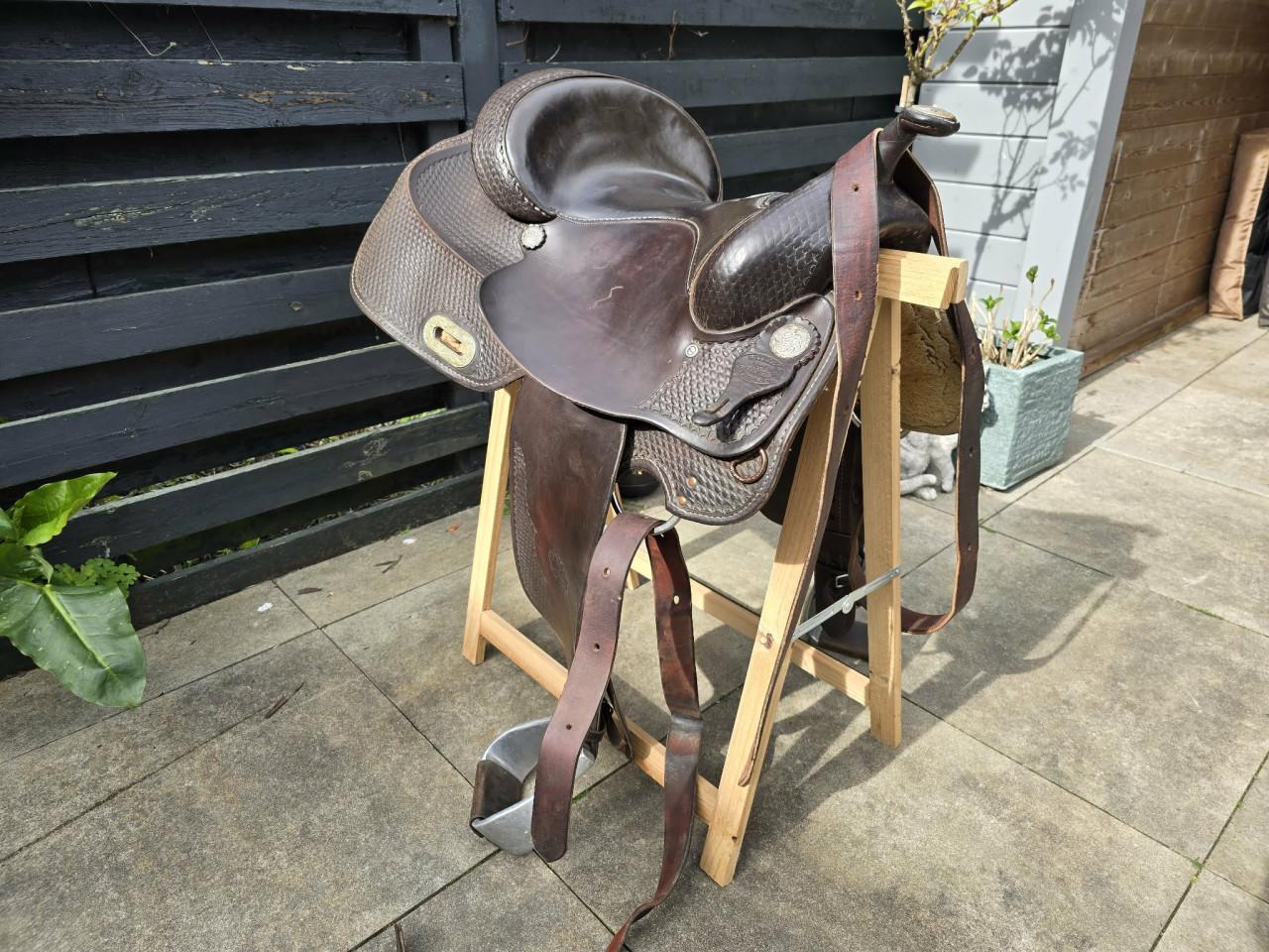 Billy Cook westernzadel (origineel maker Sulphur OK)