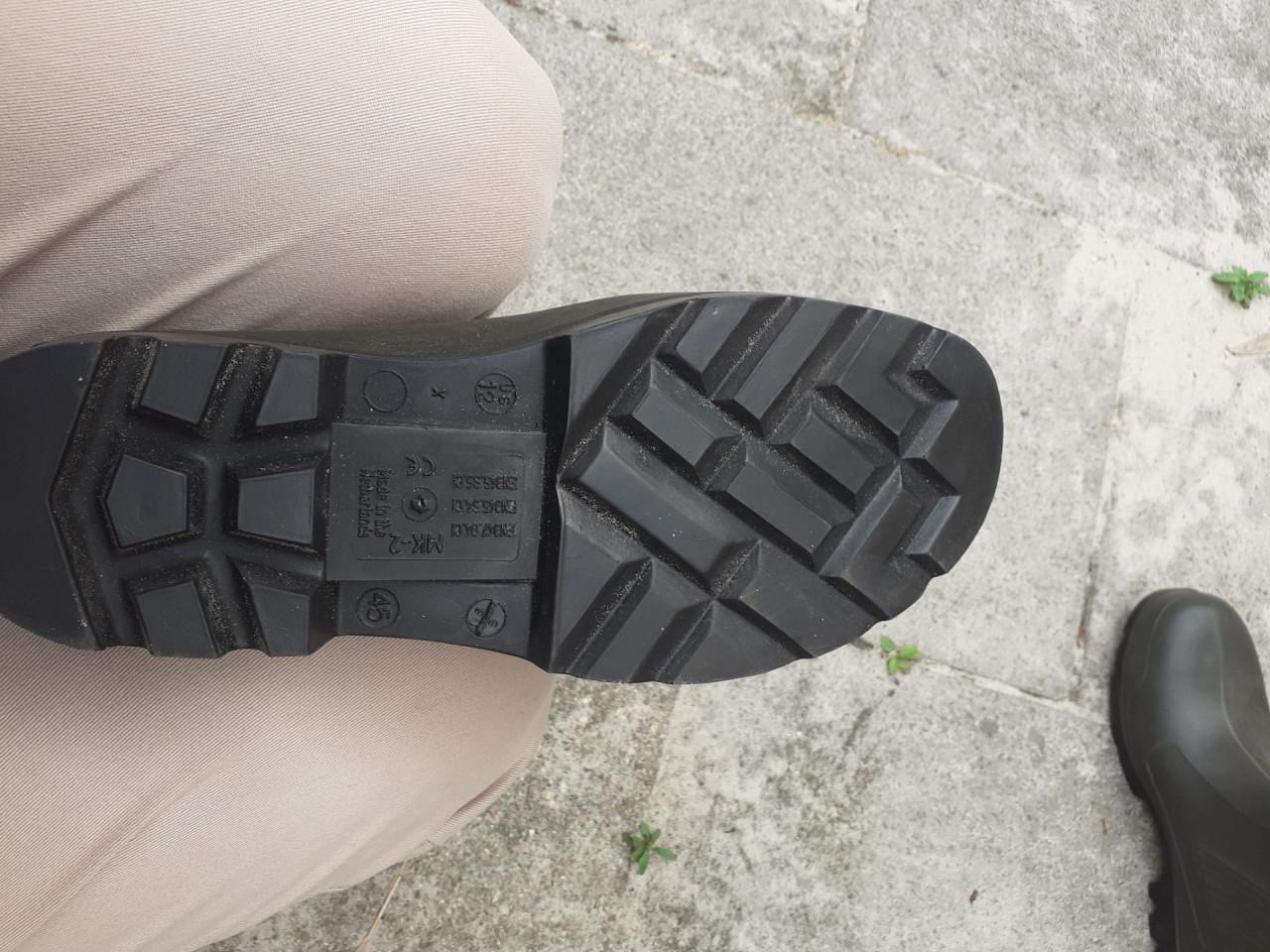 Rubber laarzen met stalen neus
