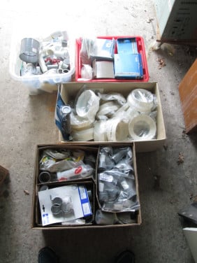 4 Dozen passtukjes water leiding enz  allemaal NIEUW