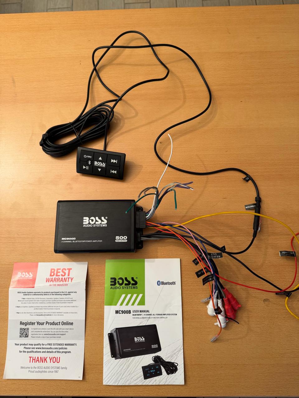 Boss watersport radio