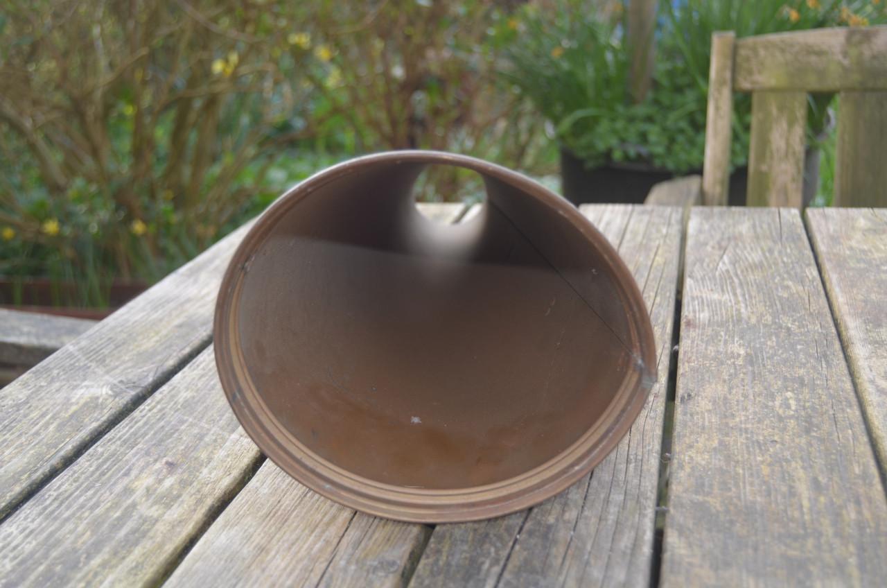 Koperen scheepstoeter / roeptoeter, handig dezer dagen!!