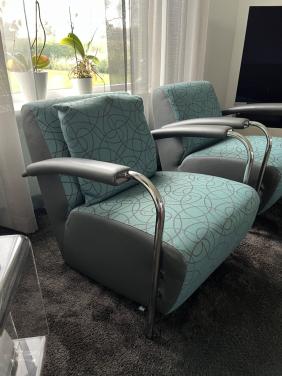 Leolux Scylla fauteuils (2 stuks) zgan