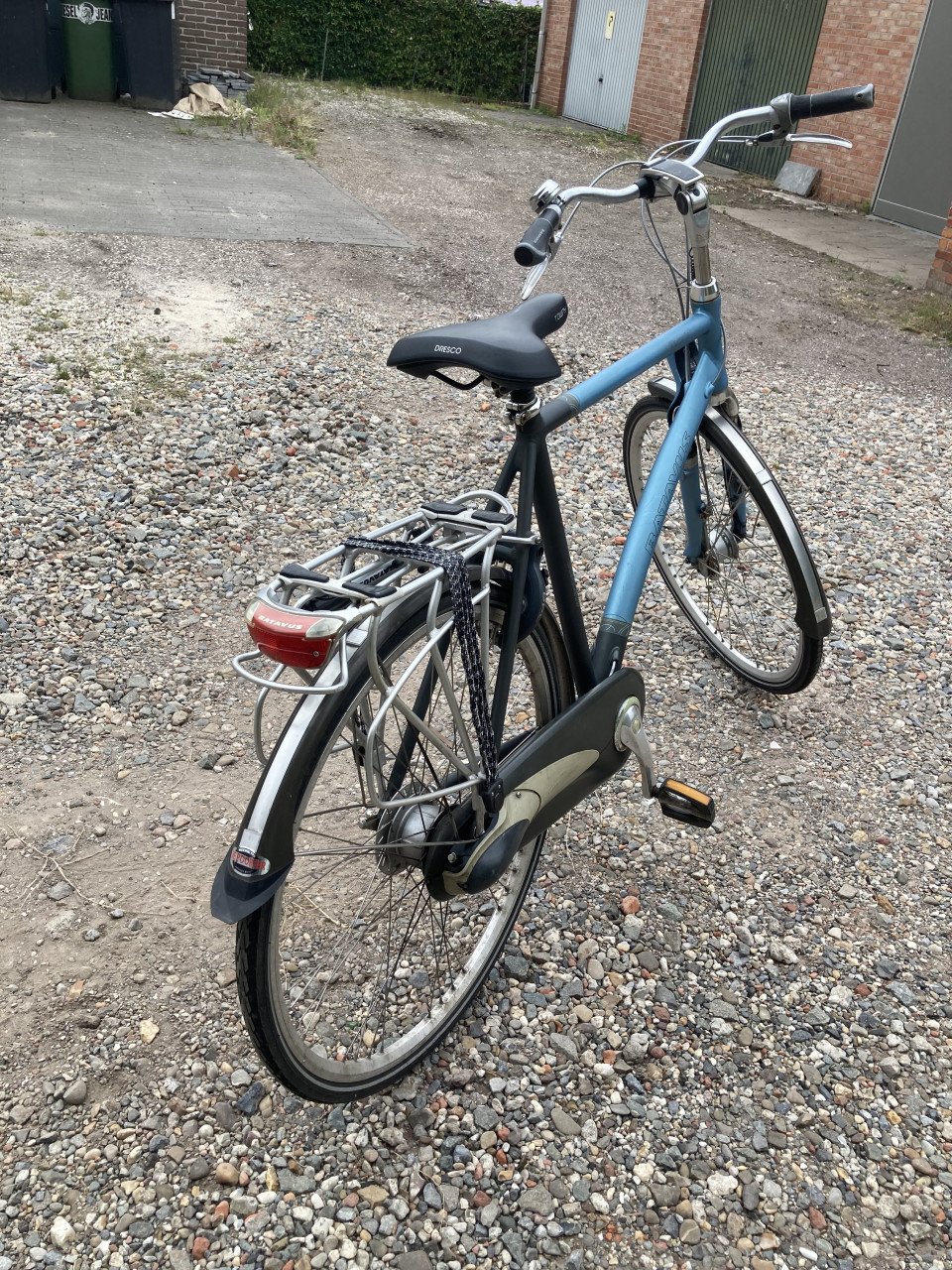 Batavus herenfiets met voorvering, fietscomputer en 7 versnellingen maat 61