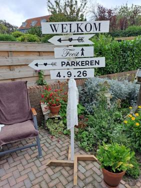 Welkomstbord bruiloft/event