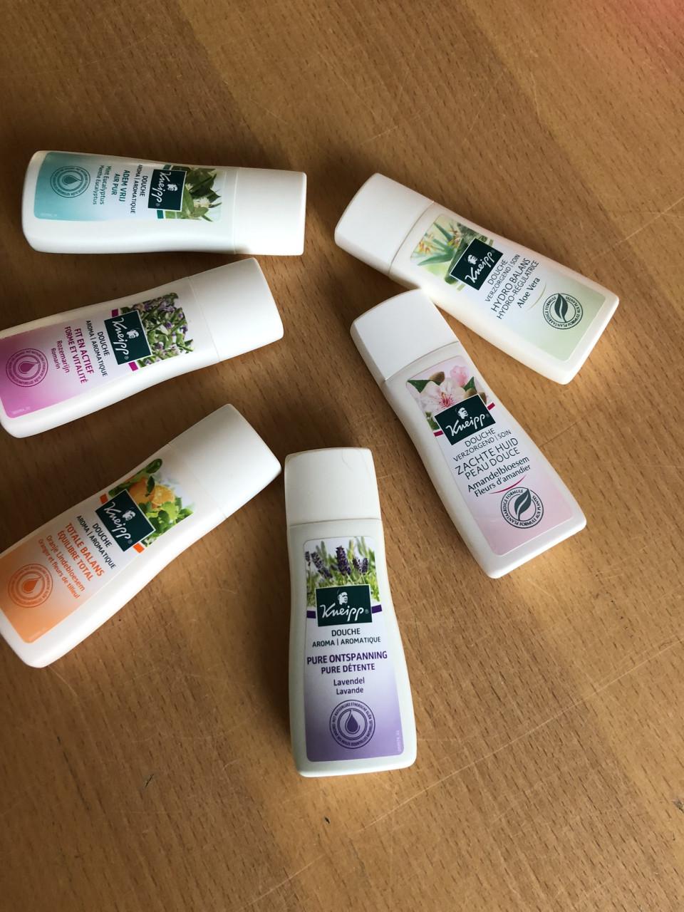 Te koop doucheset van "Kneipp".(nieuw).