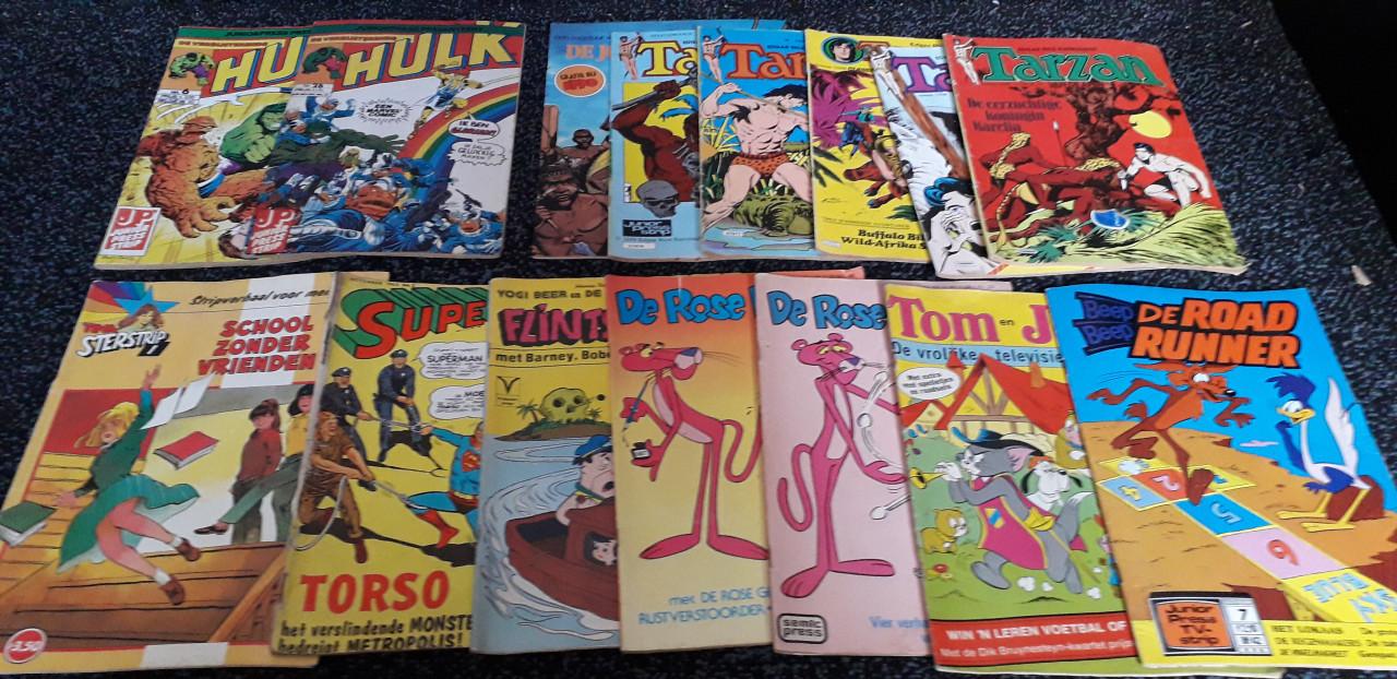 Stapel stripboeken