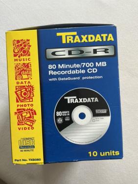 Nieuwe doos Recordable CD,s t.e.a.b.