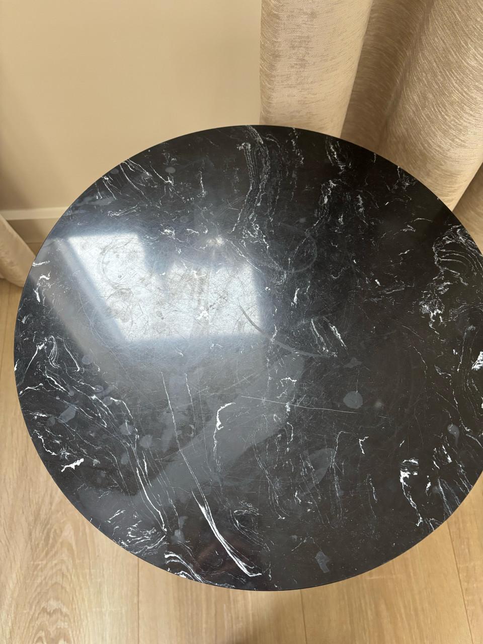 Tafeltje marmer zwart