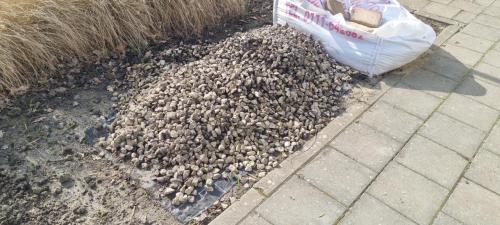 120 kg Siergrind creme/wit