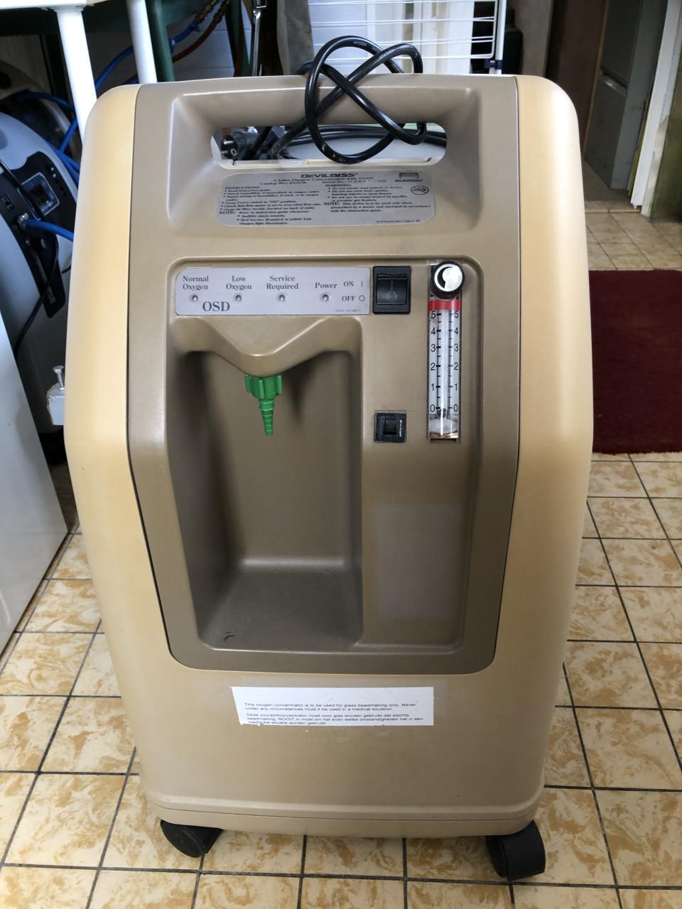 Zuurstofconcentrator Devilbiss 4lit.