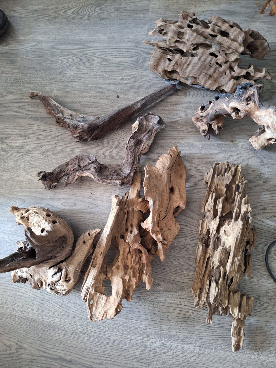Aquarium hout