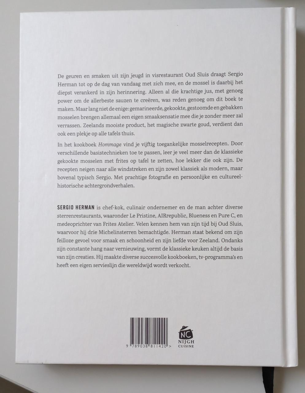 Mosselkookboek 'Hommage' - Sergio Herman