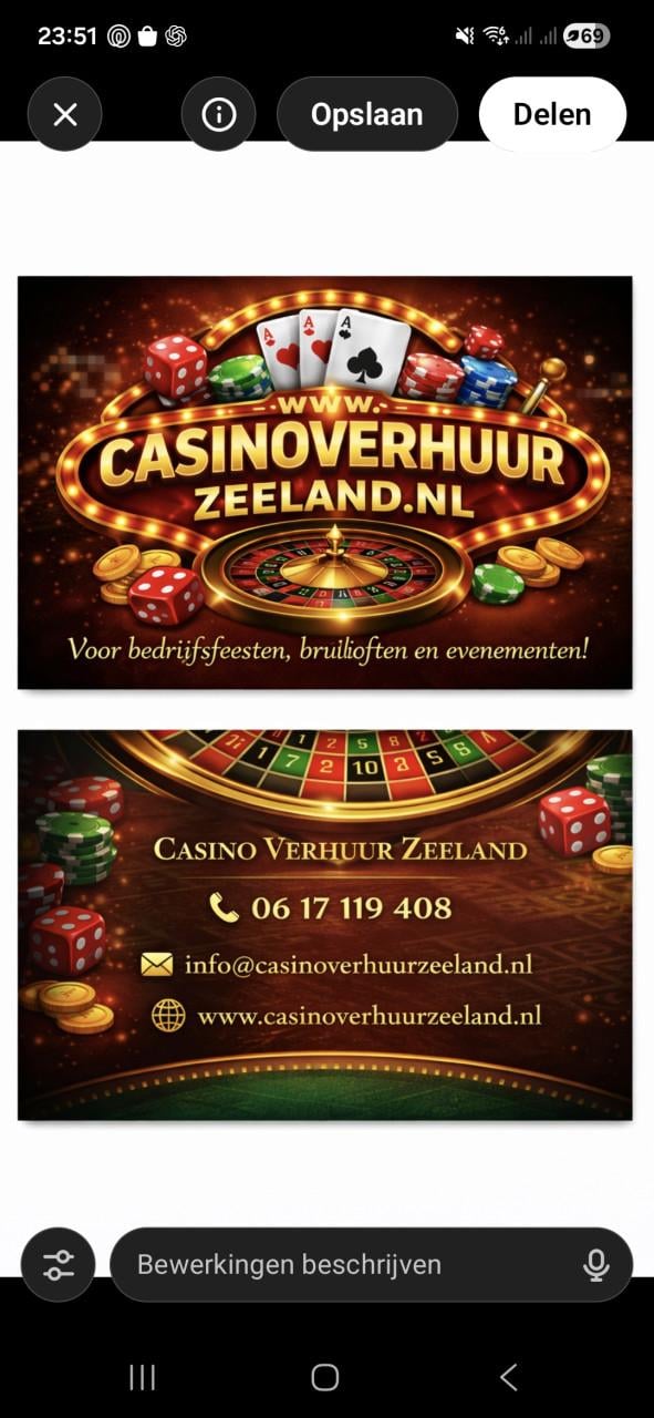 Huur een casino met croupiers!