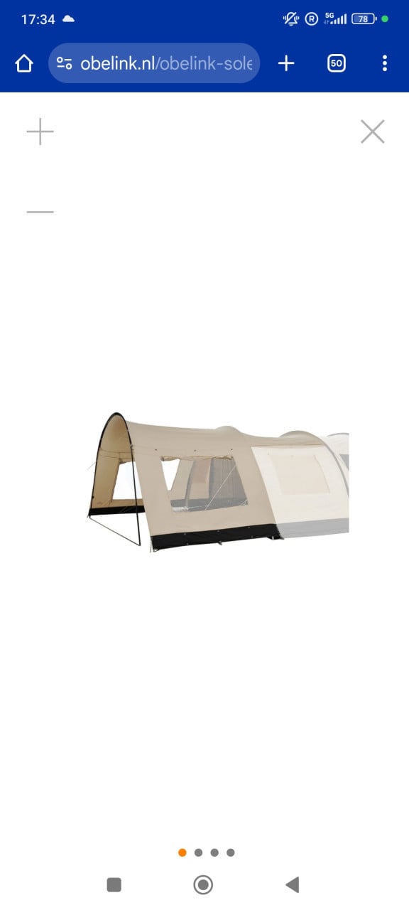 Obelink Soleil Plus Window TC tentluifel met zijwanden