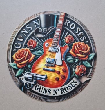 Guns N Roses Metalen Bord