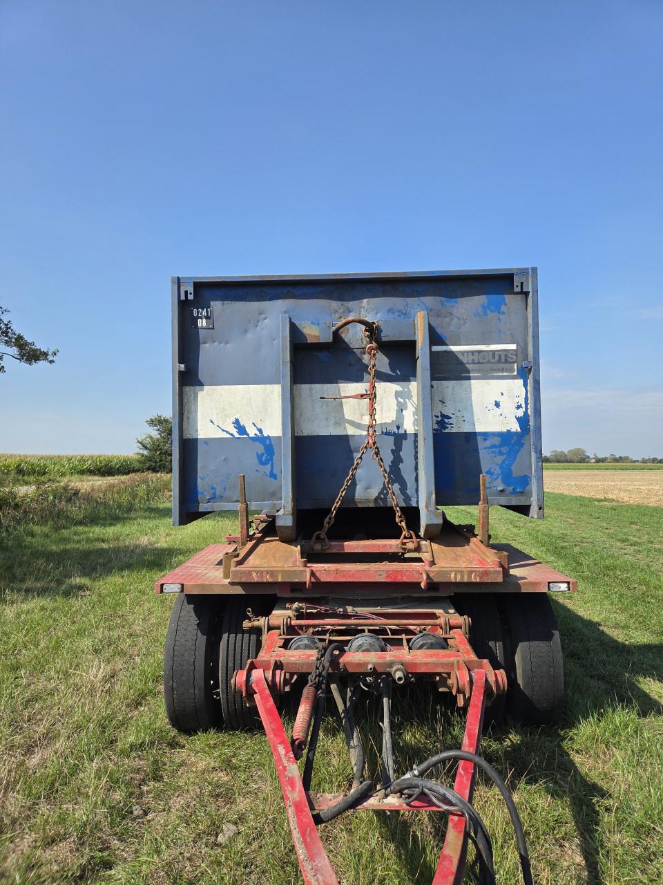 Kiepende container aanhanger