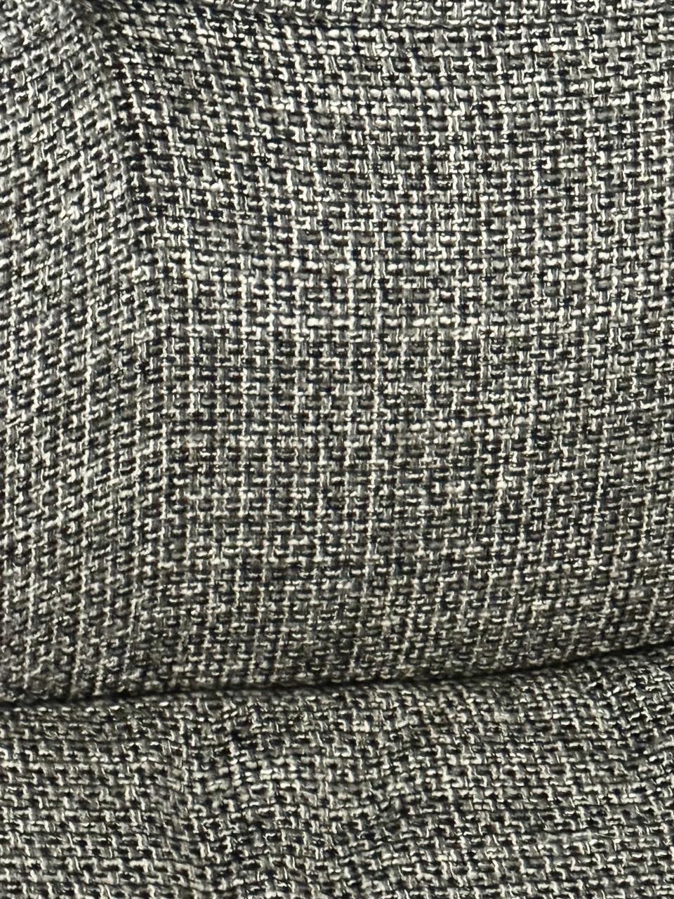 HAVBERG LEJDE grijs/zwart Fauteuil. (draaien)