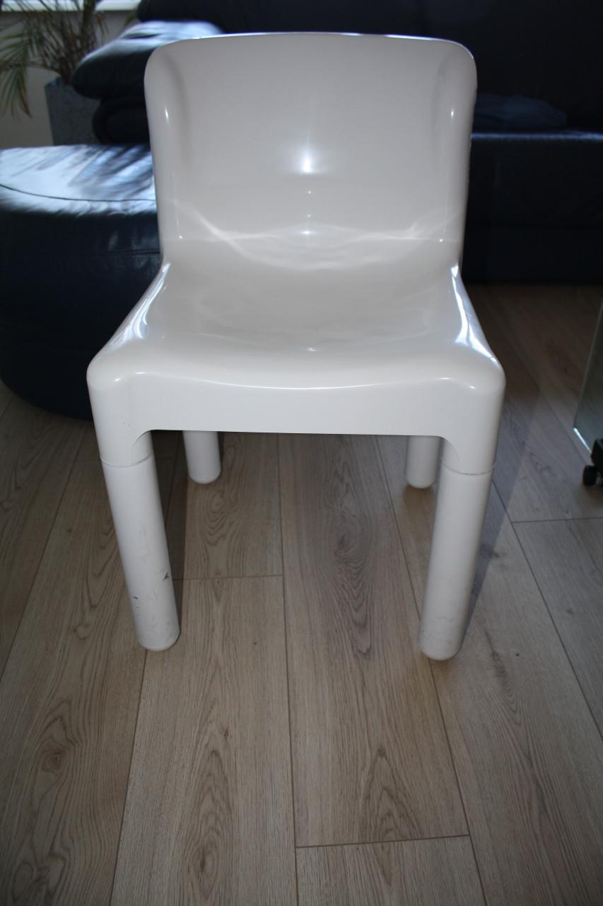 Moderne kunststof stoeltjes 4x