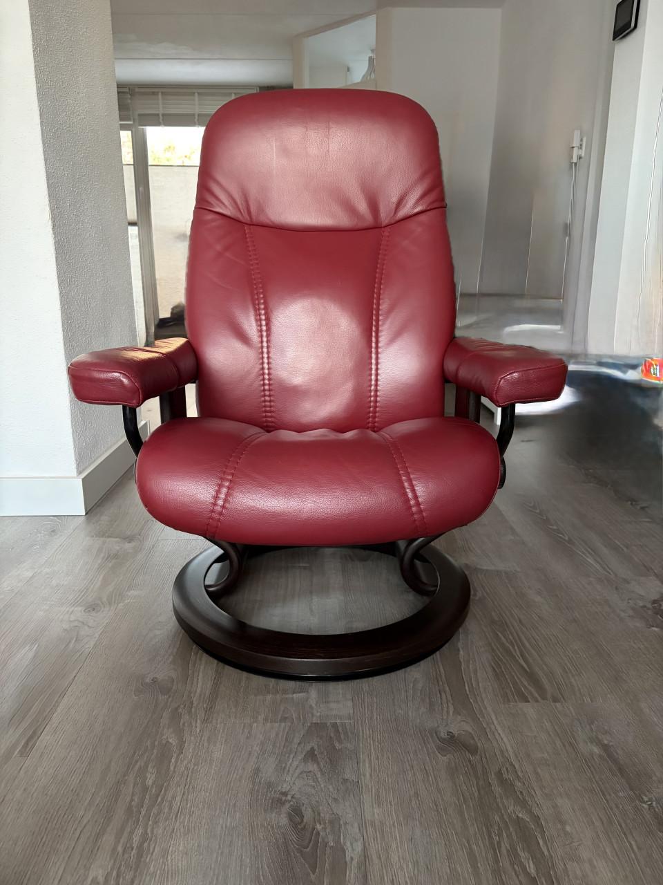 Stressless zitstoel met voetenbank
